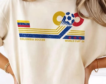 Colombia Soccer World Cup Comfort Colors Shirt
