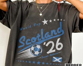 Scotland Soccer World Cup Comfort Colors Shirt