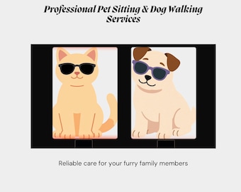 Bearbeitbare Haustiersitter-Willkommensleitfaden (Sofortiger digitaler Download)
