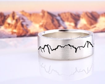Stuart Range Mountain Ring | Landscape Mountain Ring | Mount Stuart Ring | Enchantments Trail Ring | Cascade Range Mountain Ring
