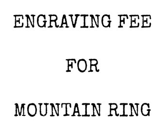 ENGRAVING for Inside of Rings
