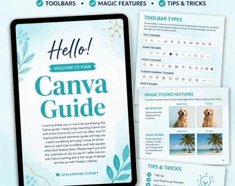 La Masterclass definitiva su Canva: una guida completa di 42 pagine (con diritti di rivendita).