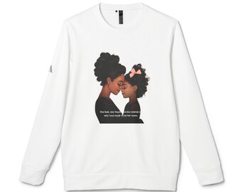 Mother and Daughter Silhouette Sweatshirt | Black Hair Love Crewneck