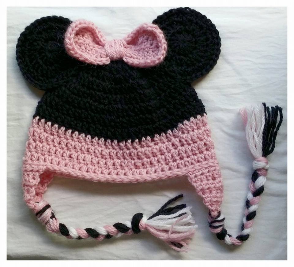 Mickey and Minnie Mouse Beanie - Etsy 