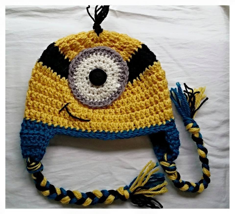 Dispicable Me Minion Beanie Girl or Boy 