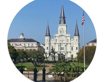 St. Louis Cathedral Photo Mouse Pad | New Orleans Jackson Square