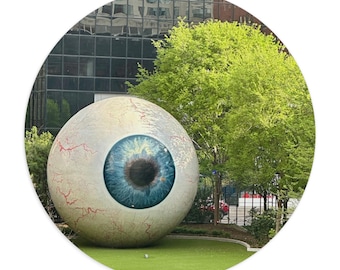 Giant Eyeball Dallas Mouse Pad