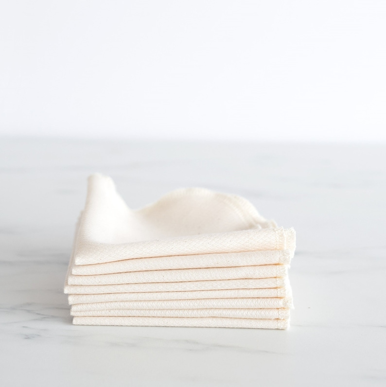Reusable Un Paper Eco Friendly Towels ALL Organic Birdseye Etsy