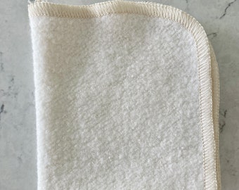 Bamboo/Hemp Washcloth, Facial Cloth, 1 Ply,  8X11, Set of 3