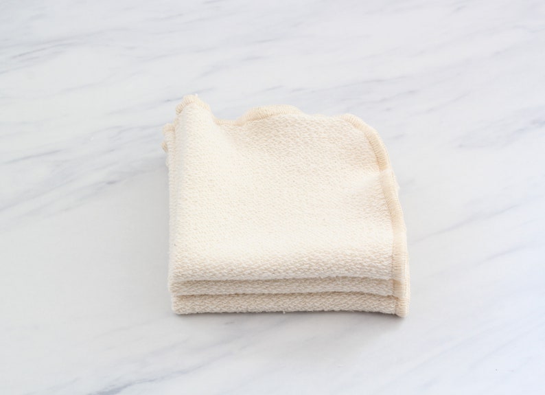 Washcloths Organic French Terry Washcloth Facial Cloth 1 Etsy