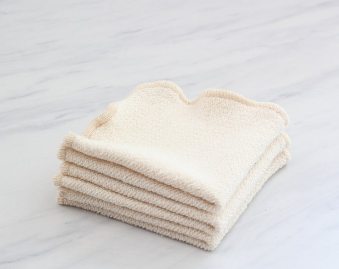 Washcloths Organic French Terry Washcloth Facial Cloth 1 Etsy