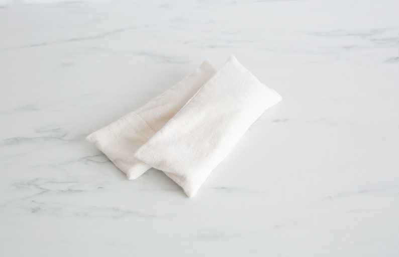All Organic Eye Pillow with Insert and Washable Cover Etsy