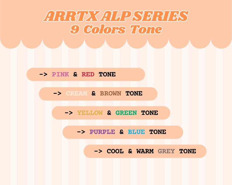 Arrtx ALP 90 Colors Swatch Chart, Alcohol Marker Blending Chart ...