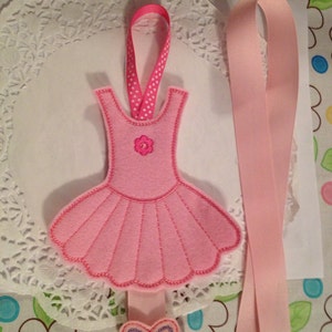 Felt Ballerina tutu hair clip hanger