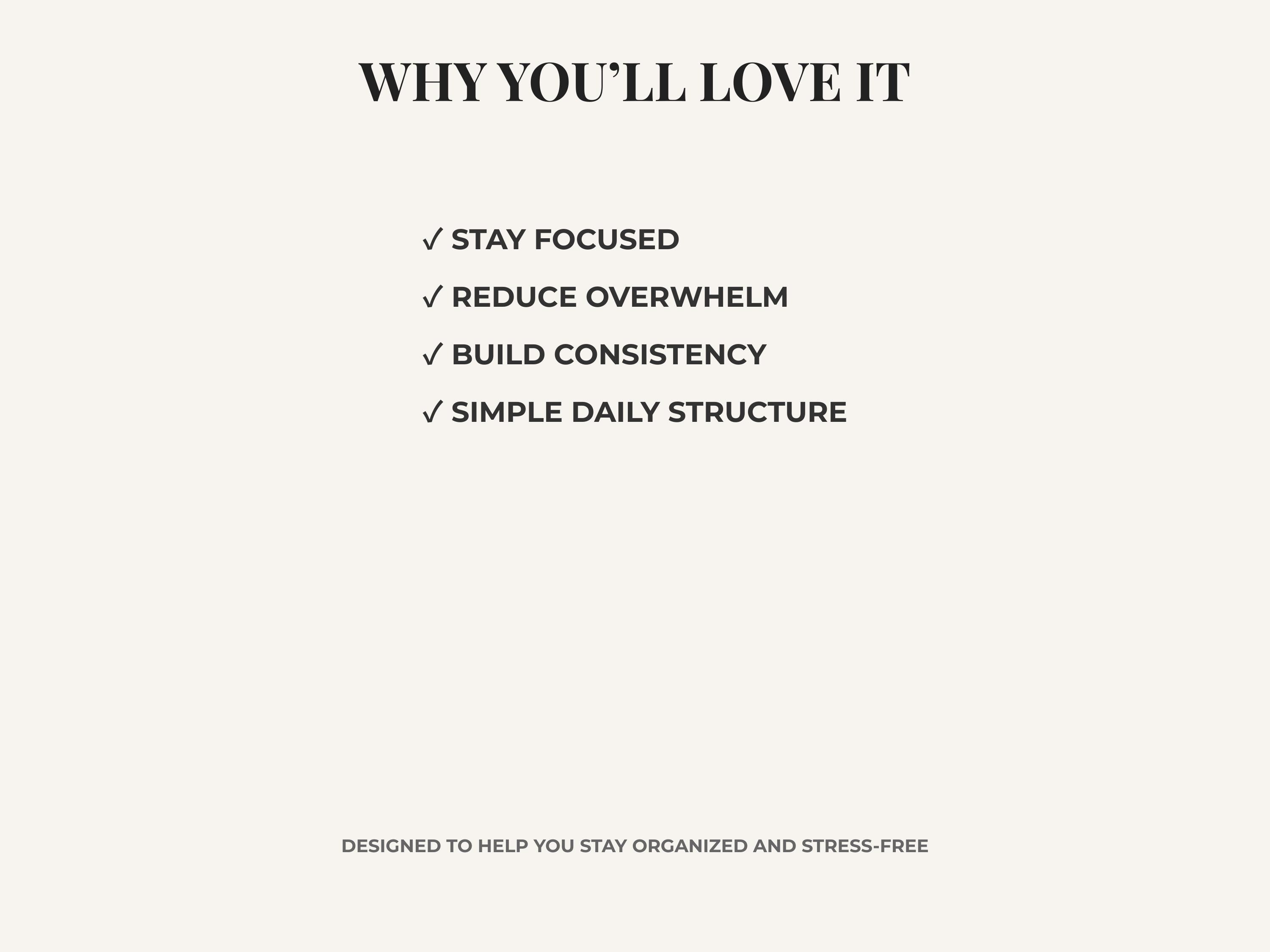 ADHD Daily Planner Printable PDF | Minimal Routine Organizer | Editable ...
