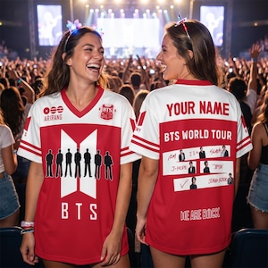 Red Bts Shirt - Etsy