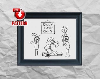 Don Hertzfeldt - Punto de cruz subversivo - Películas amargas - Decoración divertida - Solo sombreros tontos - Punto de cruz - Rechazado - DESCARGA INSTANTÁNEA