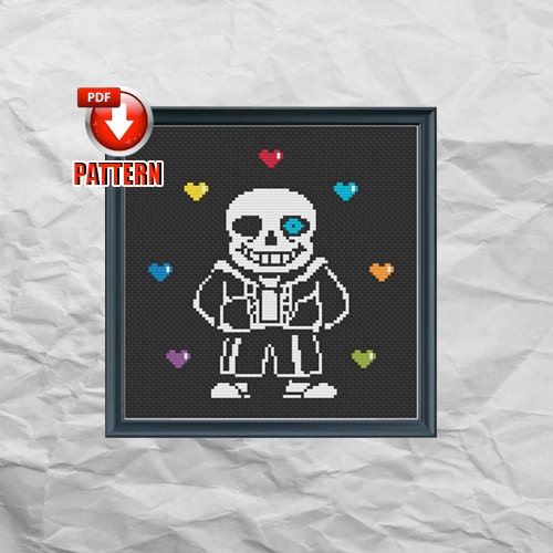 Sans just made a pun  Pixel art pattern, Undertale pixel art