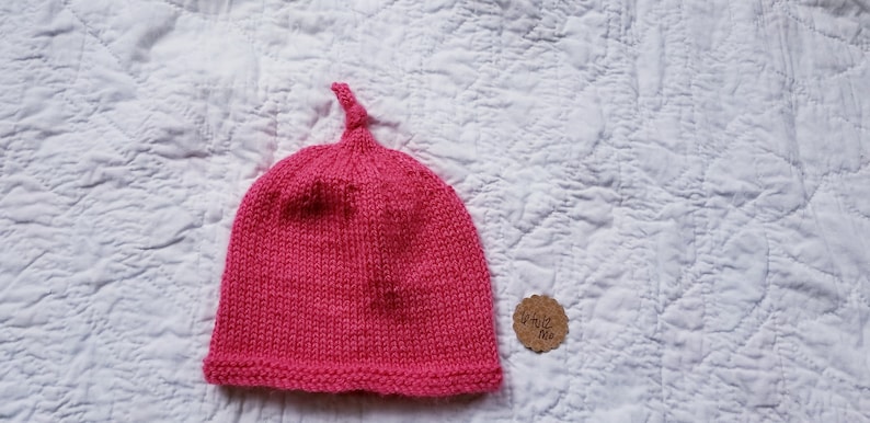 Ready to Ship Crochet Baby Girl Hat Crochet Baby Hat Baby Girl Beanie CoralPink Color Photo Prop 6 to 12 Months