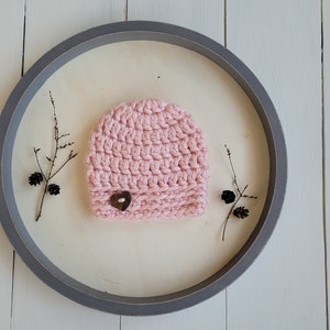 Chunky Newborn Baby Girl Hat