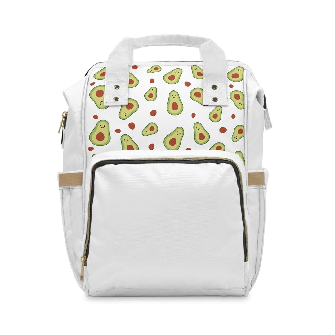 Avocado Pattern Diaper Backpack | Cute Baby Essentials Bag - Etsy