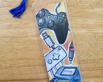 Gaming Bookmark // Gamer Gift // Stocking Stuffer // Book Lover Gift