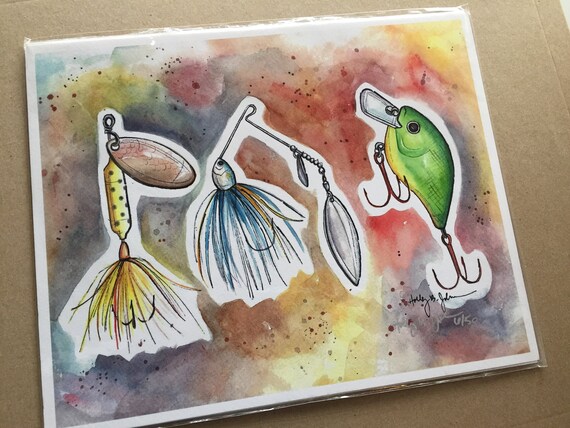 painting fishing lures