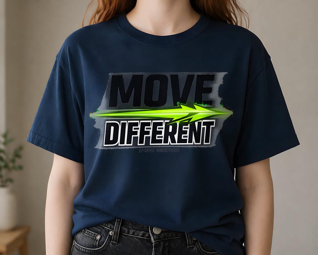 Move Diffrent Move Different PNG, Motivational Quote Design, Streetwear Mindset ...