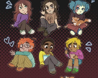 llaveros del juego de Sally Face