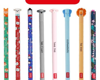 LEGAMI Radierbarer Gelstift | Wählen Sie Ihr Modell | Selten & Nicht mehr erhältlich | Koala Australien, Weihnachtsmann 2024, Weihnachten, Elefant, Blumen, Schwein