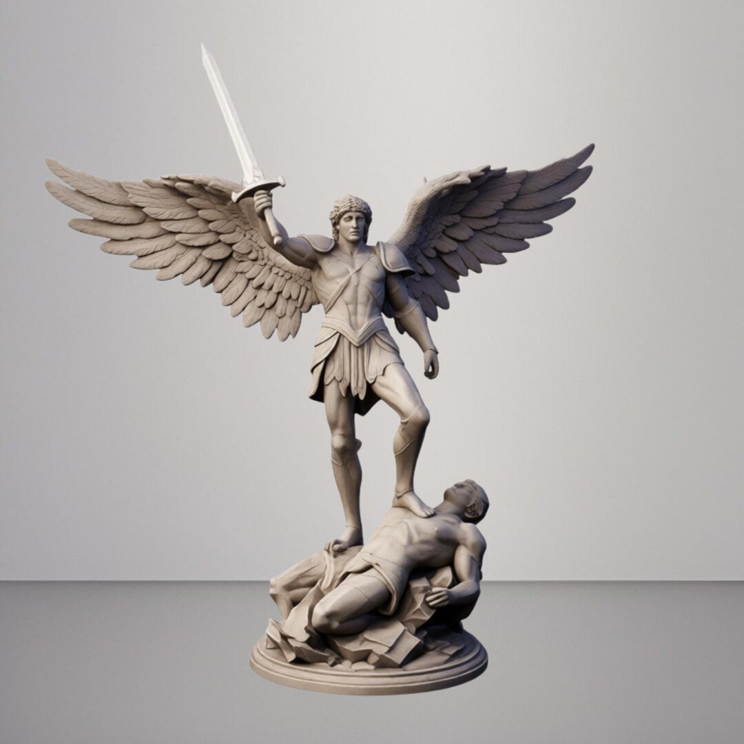 Archangel Michael 3D Print STL File for 3D Printing,3d Digital File ...