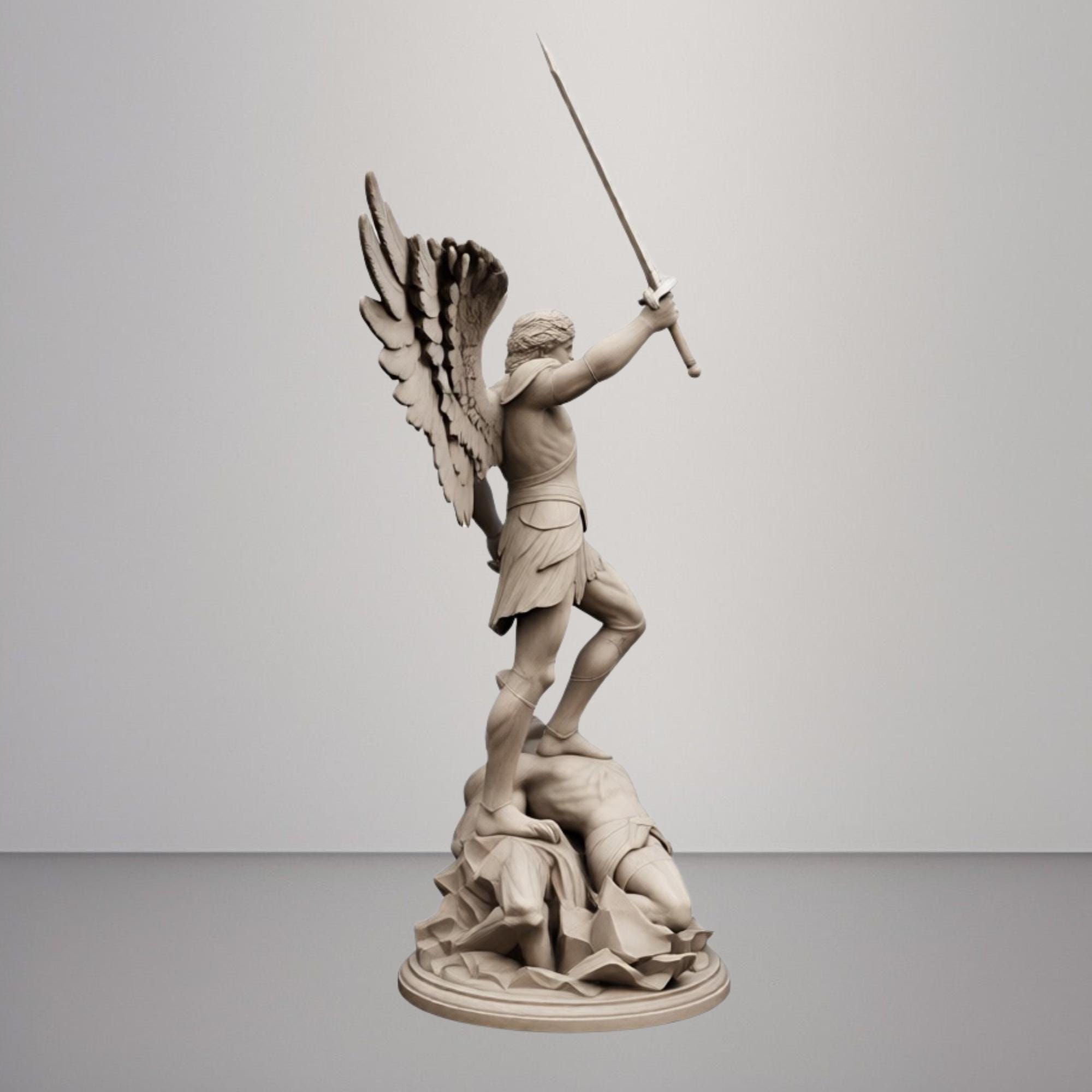 Archangel Michael 3D Print STL File for 3D Printing,3d Digital File ...