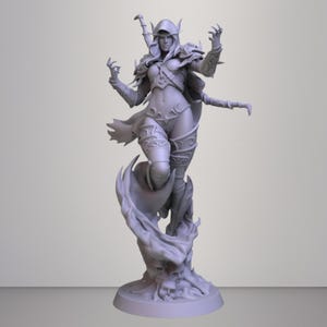 Sylvanas Windrunner 3D Print STL File for 3D Printing,3D Digital,Instant Download Drive Link,Sylvanas StatueSTL,World Of Warcraft STL Figure