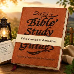 66 Page Bible Study Guide | Daily Devotional Journal | Christian Study gift.