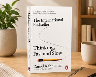 Thinking Fast and Slow Book, Decision Making Psychology, Personal Development Read