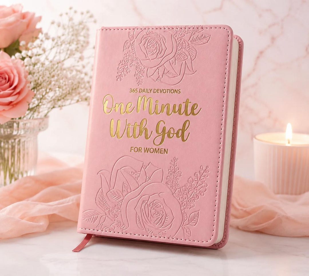 One Minute With God for Women | Daily Devotional Prayer Book & Christian Gift