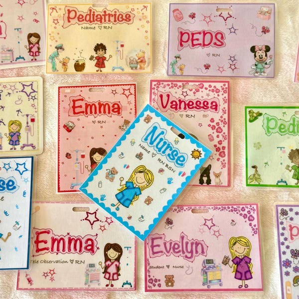 Personalized Badge Buddy: Healthcare Name Tag Badge