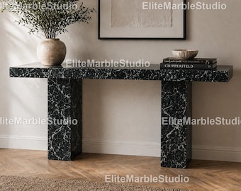 Consolle in pietra verde, Consolle di lusso in marmo verde, Consolle in stile onice verde, Consolle di lusso in pietra, Consolle di lusso in marmo verde,