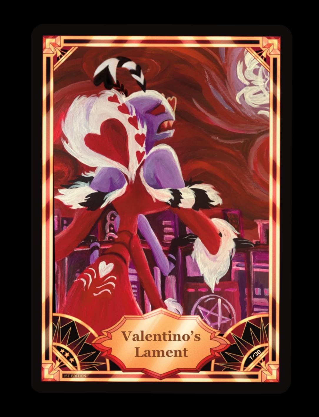 Hazbin hotel trading cards - Etsy 日本