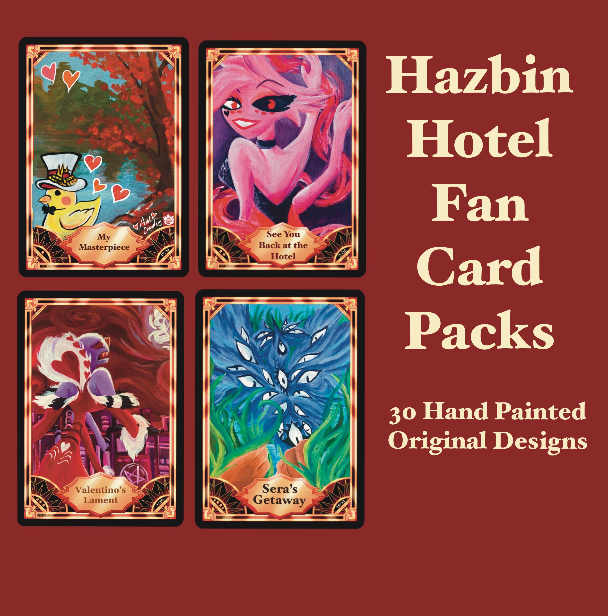 Hazbin Hotel Trading Card Packs - Etsy