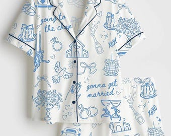 Hochzeit Pyjama Set Frauen Brautparty Pyjamas Braut Geschenk