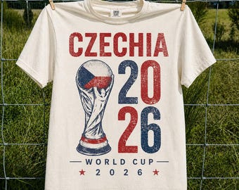 Czechia Soccer World Cup Comfort Colors Shirt