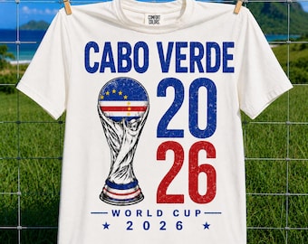 Cabo Verde Soccer World Cup Comfort Colors Shirt