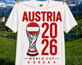 Austria Soccer World Cup Comfort Colors Shirt