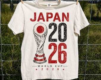 Japan Soccer World Cup Comfort Colors Shirt