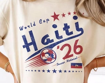Haiti Soccer World Vintage Comfort Colors Shirt, Flag Haiti Africa Team Soccer World Cup 2026 Shirt