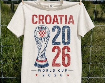 Croatia Soccer World Cup Comfort Colors Shirt