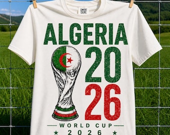 Algeria Soccer World Cup Comfort Colors Shirt