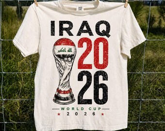Iraq Soccer World Cup Comfort Colors Shirt