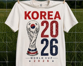 Korea Soccer World Cup Comfort Colors Shirt